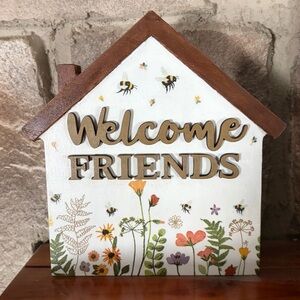 Welcome Friends Shelf Sitter